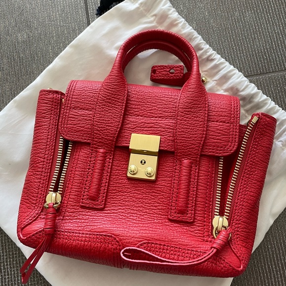 3.1 Phillip lim Pashli mini satchel, red, like new - Picture 1 of 16